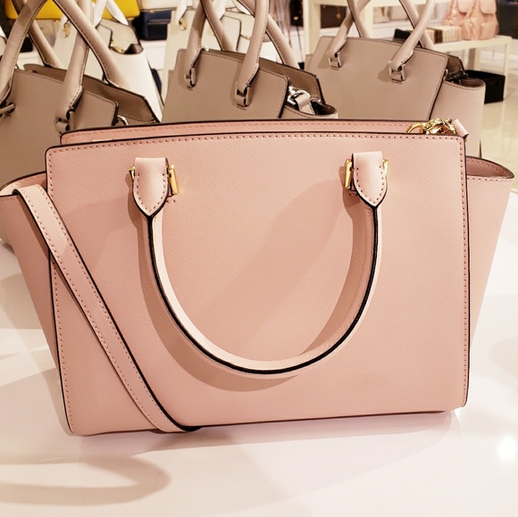 MK SELMA MD TZ SATCHEL & JST DOUBLE ZIP WRISTLET - Picture 2 of 8